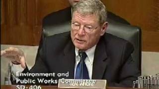 Full Inhofe-EPA Jackson Exchange on Climategate