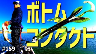 琵琶湖内湖冬のデカバスパターン『ボトムコンタクトスイム』2024.1.14