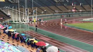 第2回　福岡市小中学生記録会　2年男子100ｍ予選　カイト