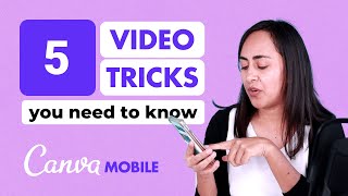 How to create videos from your MOBILE PHONE with Canva (5 Tricks you need to know!)
