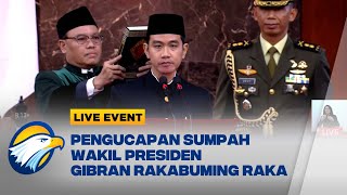 LIVE EVENT - Pengucapan Sumpah Wakil Presiden Gibran Rakabuming Raka