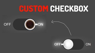 Custom Checkbox Design using Html CSS @royaltutorials354