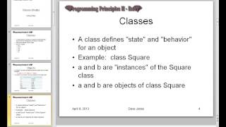 Ruby II - Classes - Lecture 3