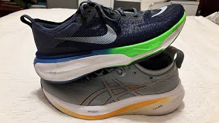 Nike Invincible Run 3 vs Asics Nimbus 26 (Decisions4u)