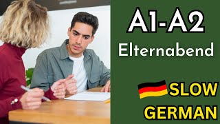 Slow German Podcast for Beginners | Elternabend