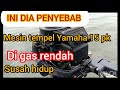 cara memperbaiki, mesin tempel Yamaha 15 pk, tidak bisa slow.