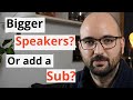 Studio Speakers: Upgrade to a bigger size or get a sub? - AcousticsInsider.com