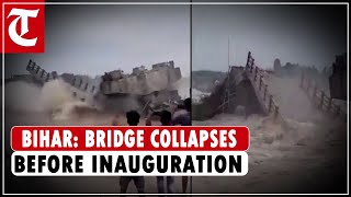 Newly constructed bridge in Bihar’s Araria collapses before inauguration; no casualty