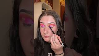 @jeffreestar jawbreaker palette🧡🩷 #makeuptutorial #makeup #altgirl #grwm