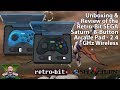 Unboxing & Review - Retro Bit 2.4GHz Wireless Sega Saturn Controllers for the Saturn and USB Devices