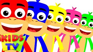 Five Little Monkeys Nursery Rhymes | Songs For Kids Children Songs | Kids Tv Nursery Rhymes