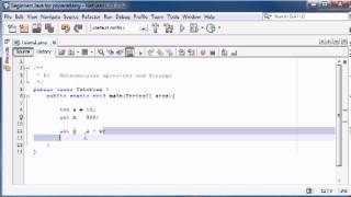 Java Tutorials | Strings & Mathematical Operators