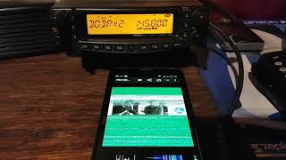 Yaesu ft8800 прием изображения sstv с борта мкс