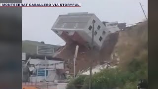 Landslide causes Mexico building collapse