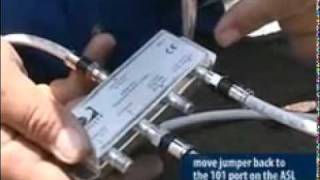 DIRECTV New SWM Line LNB Satellite Dish Install Part 2