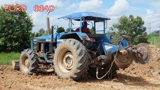 FORD 6640 แรงดีไม่มีถอย ดันดินมันส์ๆ Tractor