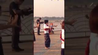 Dancing By panita . (  รำบวงสรวงพระธาตุหล้าหนอง )  7/2/2560