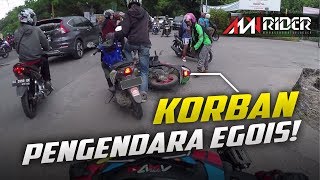 OJOL INI TERJATUH DITABRAK PENGENDARA EGOIS!! || AMV Rider