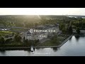 7249. drottningholm drone stock footage video