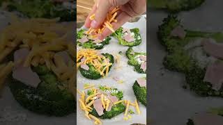 Ham \u0026 Cheddar Smashed Broccoli 🥦🧀😋