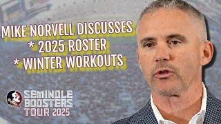 FSU Football | Mike Norvell Booster Tour | Gus Malzahn, pushing roster, Darrell Jackson breakout?