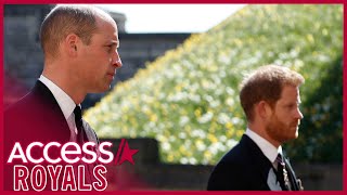 Prince Harry & Prince William Reunite At Prince Philip's Funeral