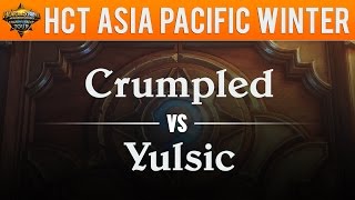 Crumpled vs Yulsic - Hearthstone Championship Tour Asia Pacific 2017:  Swiss Round 3