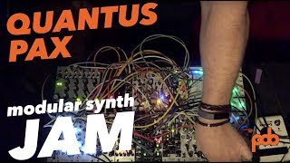 Quantus Pax live jam with tons of sequencer heaven on modular synth - POB