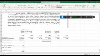 Preferred Return and Average Daily Balance