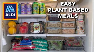 Aldi Grocery Haul and Easy Meal Ideas! Plant Based Recipes