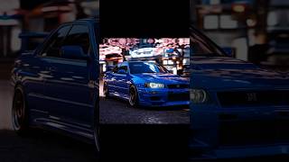 Skyline R34 Bayside Blue #gtr #gtr34 #skyline #r34 #paulwalker #motivation