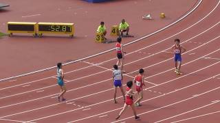 男子400m決勝1組_29年度札幌市中体連陸上20170701