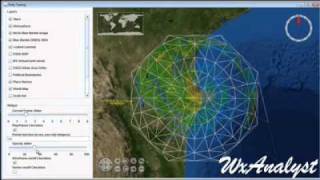 Hurricane Dolly COLLADA Computing with World Wind Java