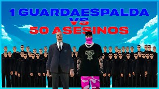 1 GUARDAESPALDA vs 50 ASESINOS Mta Rp