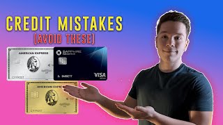 6 Beginner Credit Card MISTAKES (MUST AVOID)