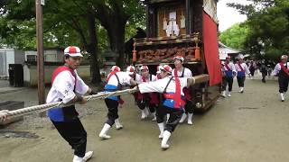 改元慶祝祭　令和元年5月1日　小迎組鳳凰車（武雄神社曳き出し）