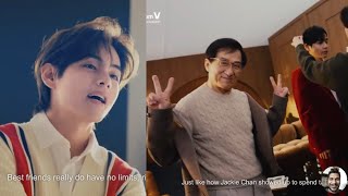 BTS V / Taehyung and Jackie Chan Siminvest Behind The Scenes