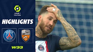 PARIS SAINT-GERMAIN - FC LORIENT (1 - 3) - Highlights - (PSG - FCL) / 2022-2023