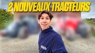 2 NOUVEAUX TRACTEURS À LA FERME !!!!