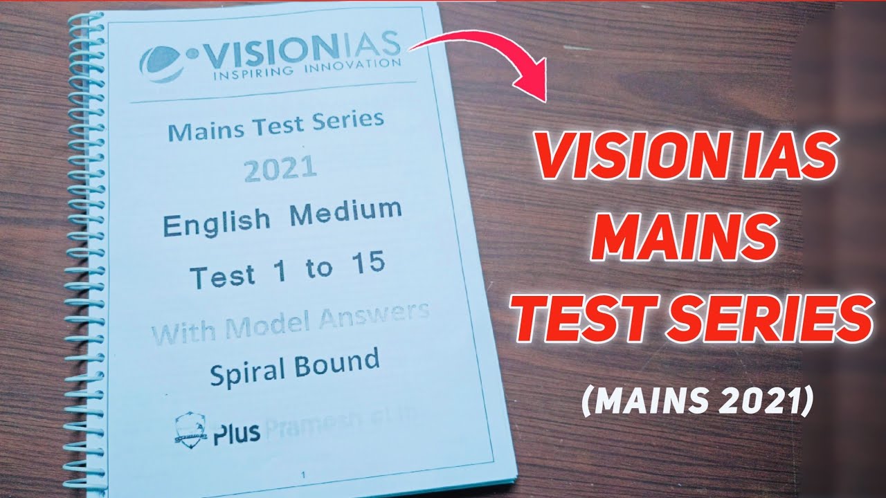 Vision IAS Mains Test Series 2021 (Review)🔥| Best Test Series For UPSC ...