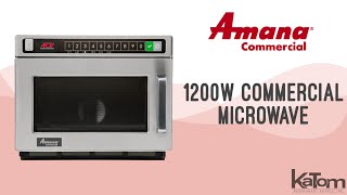 Amana 1200W Commercial Microwave (HDC12A2)