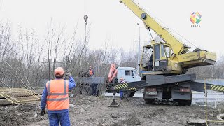 В Климовске продолжается реконструкция участков напорного коллектора