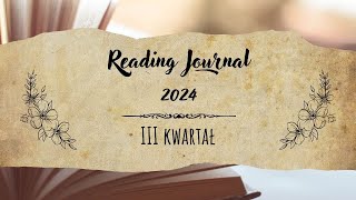 Ciąg dalszy... READING JOURNAL '24  - II KWARTAŁ