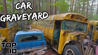 Top 10 Mysterious Abandoned Vehicles Found In The Woods