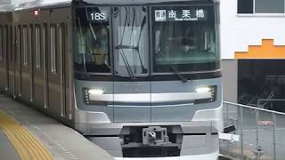 [警笛(空笛)あり]東京メトロ日比谷線13000系第27編成 せんげん台駅発車