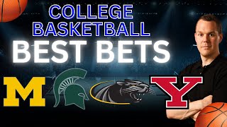 College Basketball Picks \u0026 Predictions | Michigan State vs Michigan | Milwaukee vs Youngstown State