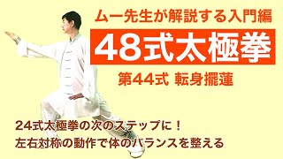 【入門】48式太極拳 第44式【動作解説】