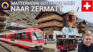 Met de MATTERHORN GOTTHARD BAHN naar ZERMATT | #interrail