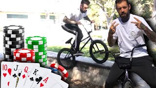 BMX Vlog \u0026 Running Deep in a Poker Tournament!!!