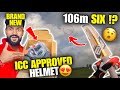 LONGEST SIX🥵 (106m) BY MODERN DAY CRICKET?😮 | UNBOXING of NEW ICC Approved HELMET 😍| T20 MATCH VLOG🔥